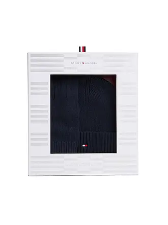 TOMMY HILFIGER | Set 2-teilig Mütze und Handschuhe | blau